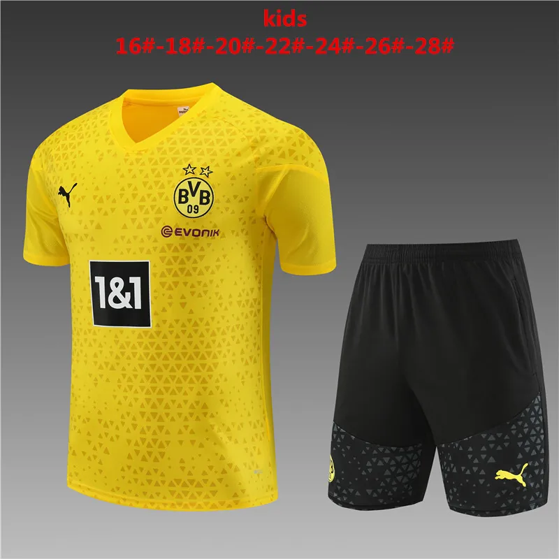 23-24 Dortmund Kids Training Soccer Jerseys Yupoo 1