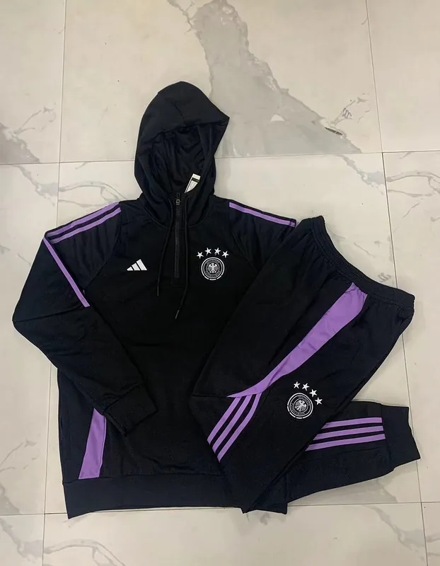 2024 Germany Hoodie Long Sleeve Training Suit Football Shirts 1