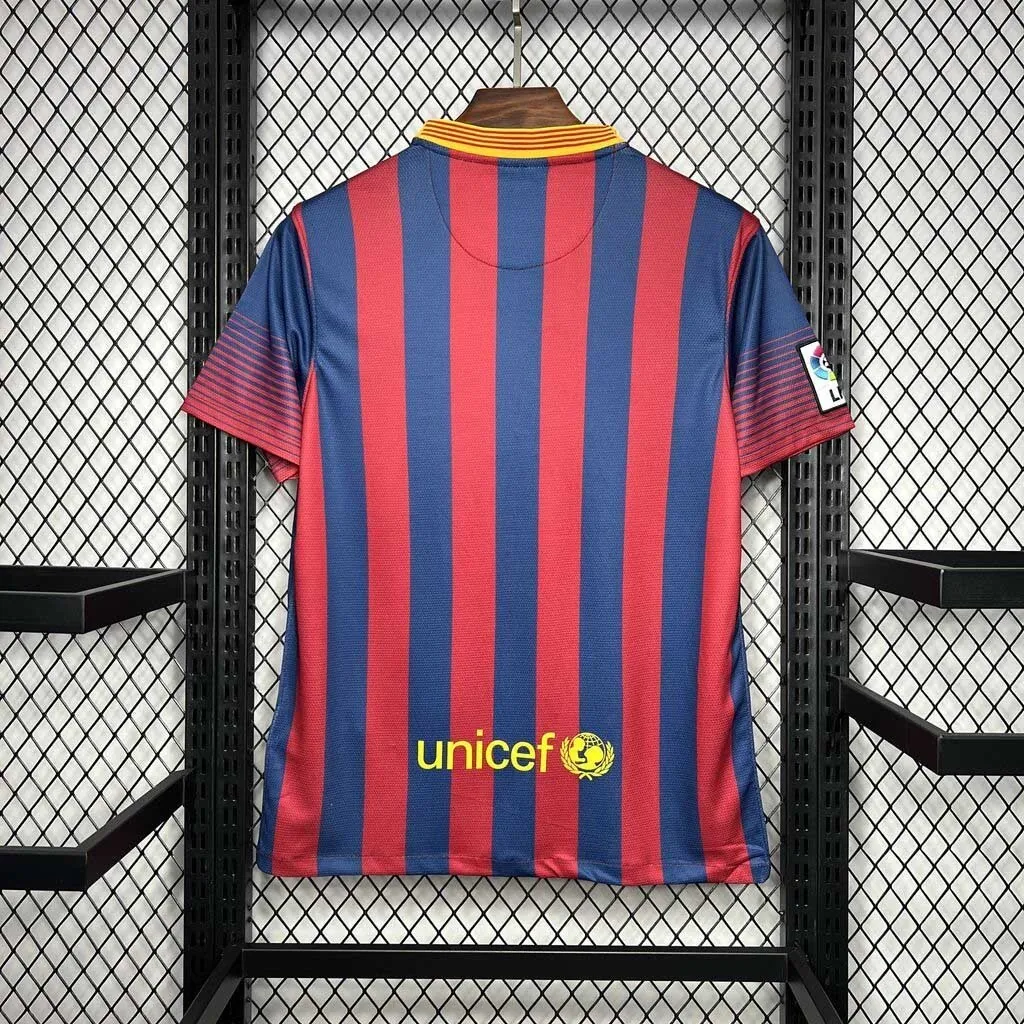 13-14 Barcelona Home Retro Kit Vintage Shirt Sport AAAAJersey Yupoo 5