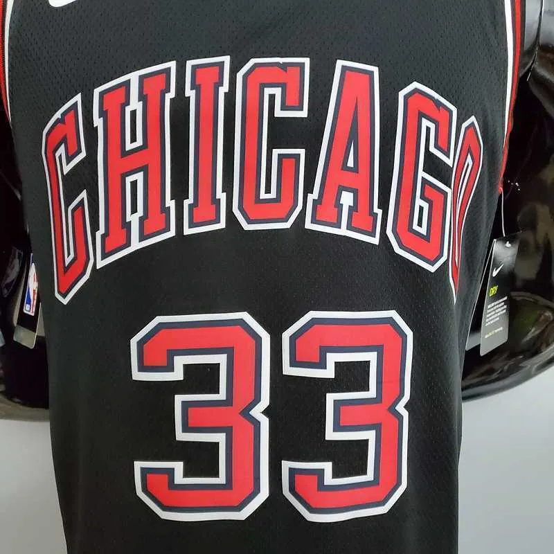 PIPPEN#33 Chicago Bulls Black 2