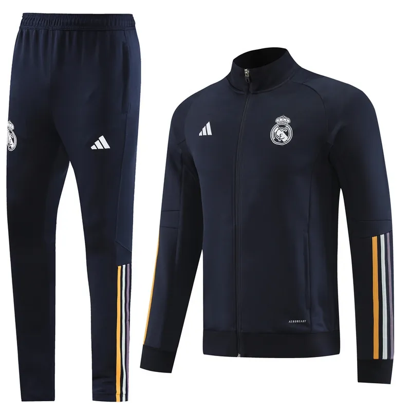 23-24 Real Madrid Navy Kits Jackets Suits Cheap Jerseys Yupoo 4
