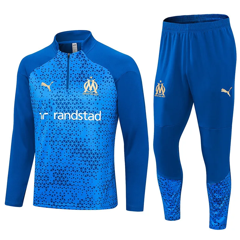 23-24 Marseille Long Sleeve Training Suit Yupoo 3