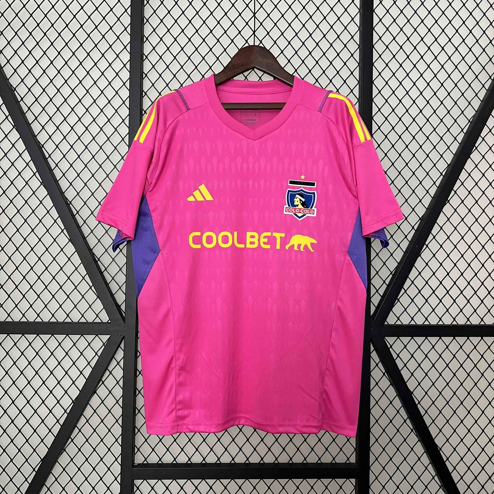 24-25 Colo Colo Goalkeeper Pink Shirt Football Replicas Yupoo 6