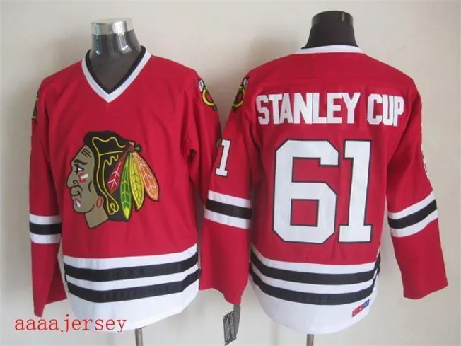 Chicago Blackhawks retro ice hockey jersey M-3XL 芝加哥黑鹰队复古冰球服 9
