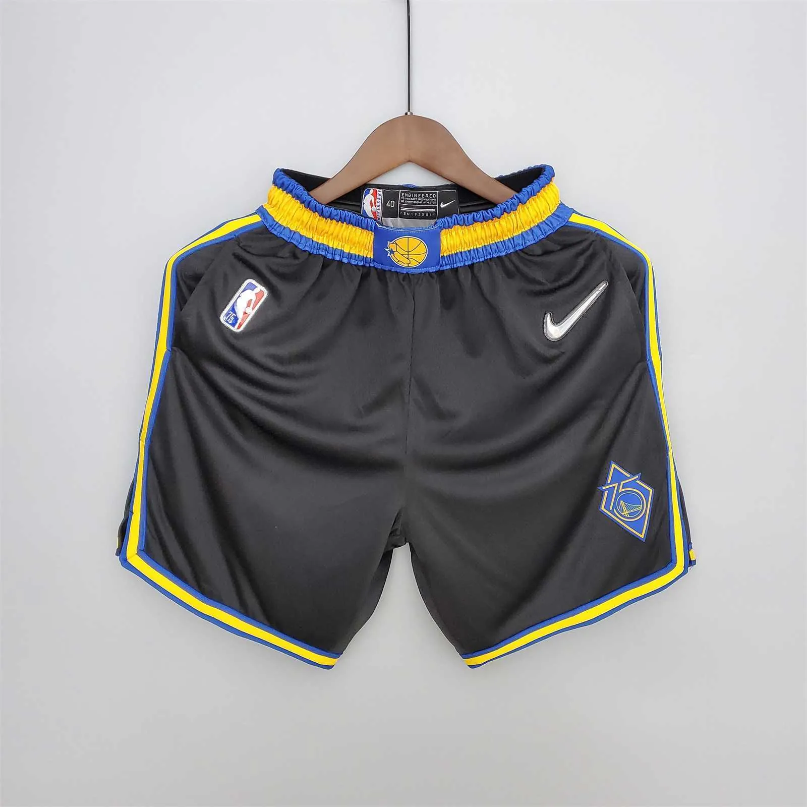 2022 Warriors City Edition Shorts Black 8