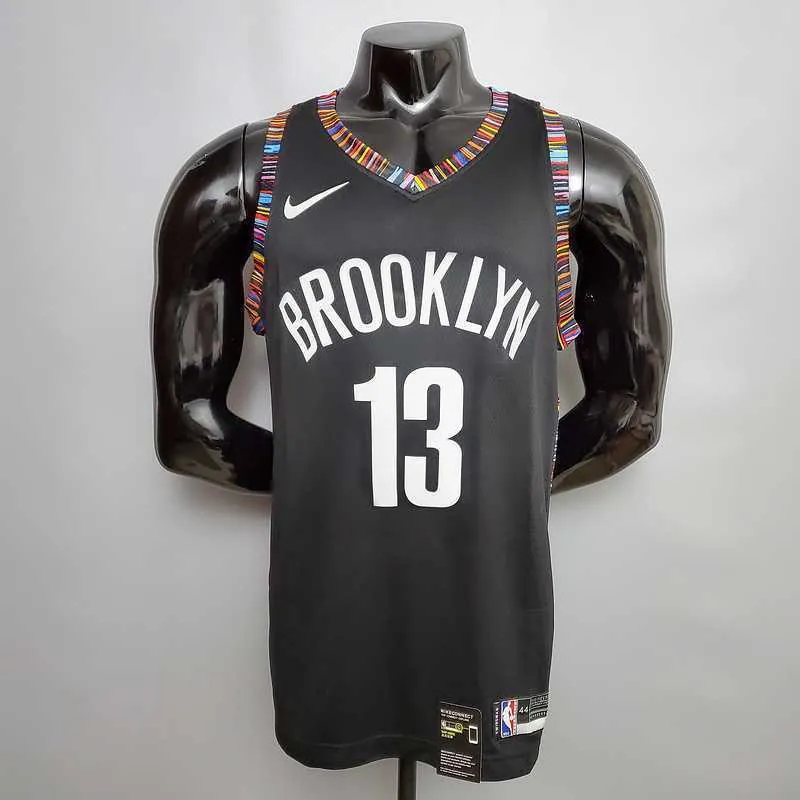 Harden #13 Brooklyn Nets City version black 10