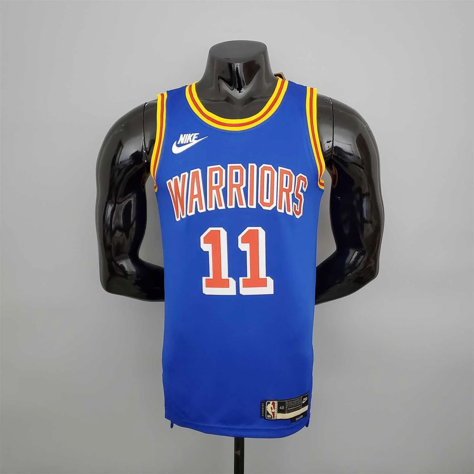 75th Anniversary Thompson #11 Warriors Retro Blue 8