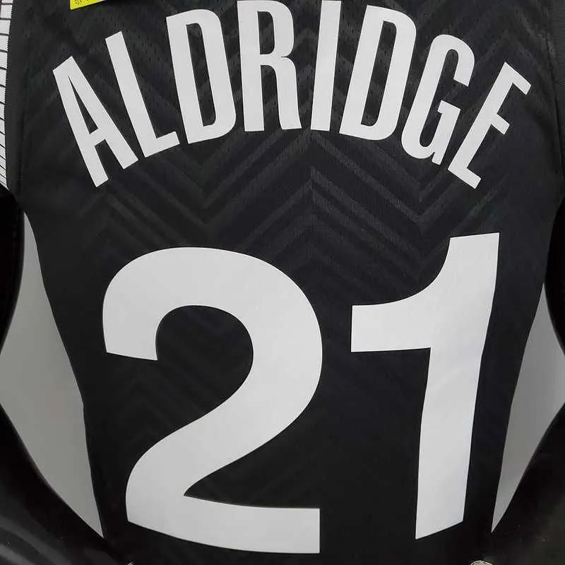 2021 ALDRIDGE#21 Brooklyn Nets Bonus Edition Black 3