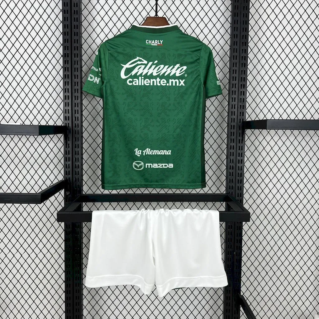 25-26 León Home Kid Kits Soccer AAAAJersey Yupoo 16-28 5