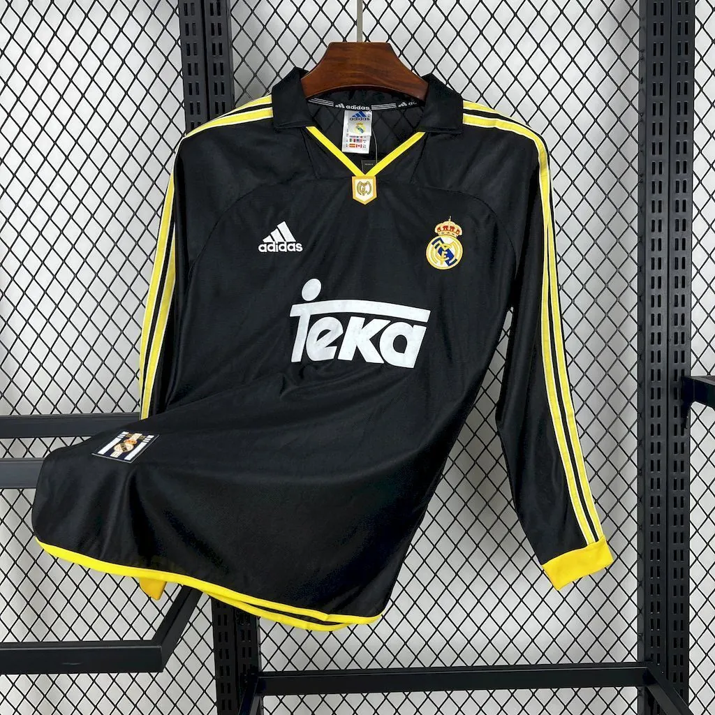 98-99 Real Madrid Away Long Sleeve Retro Kit Vintage Shirt AAAAJersey Supplier Yupoo 8