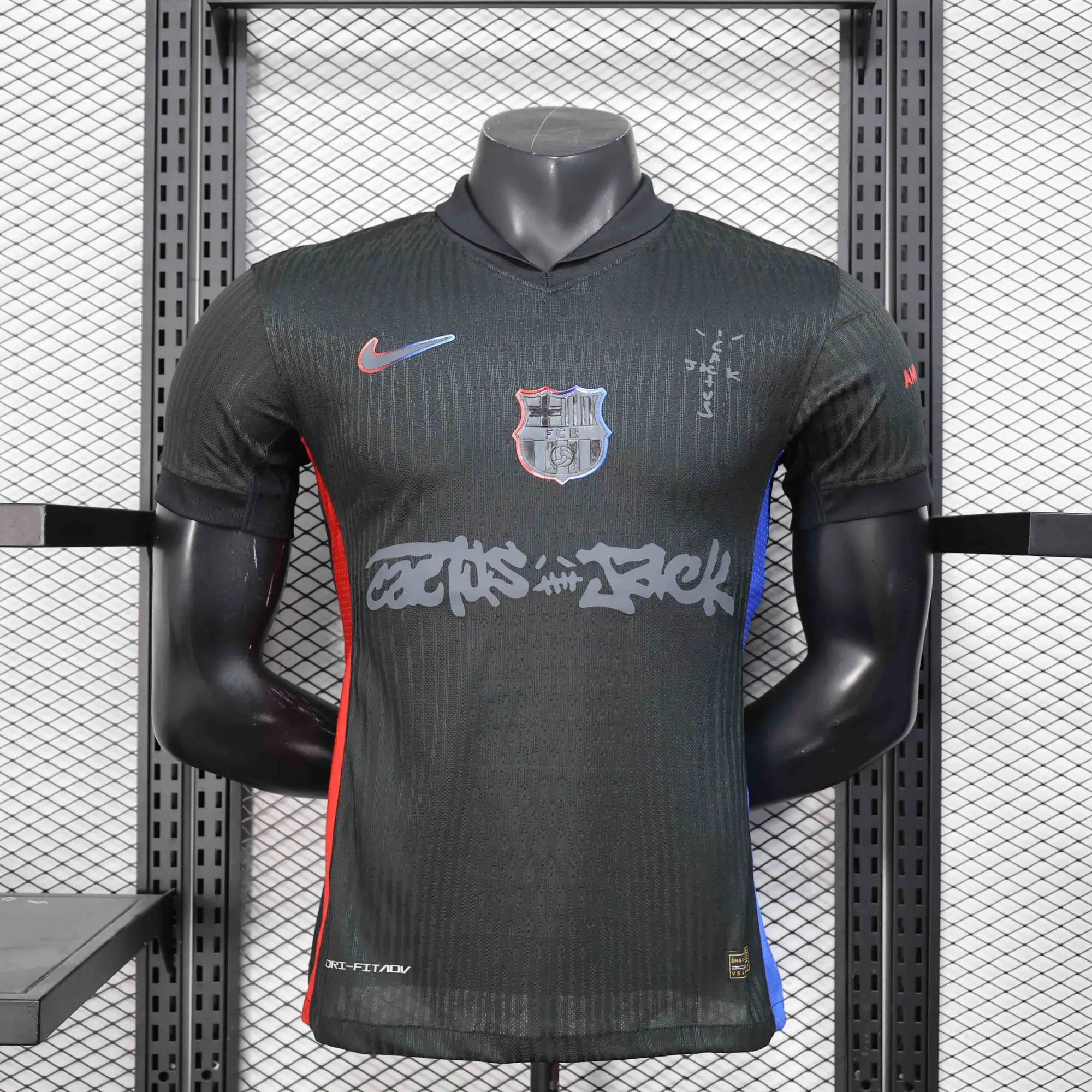 24-25 Barcelona x Travis Scott Away Kit Player Version Shirt 7