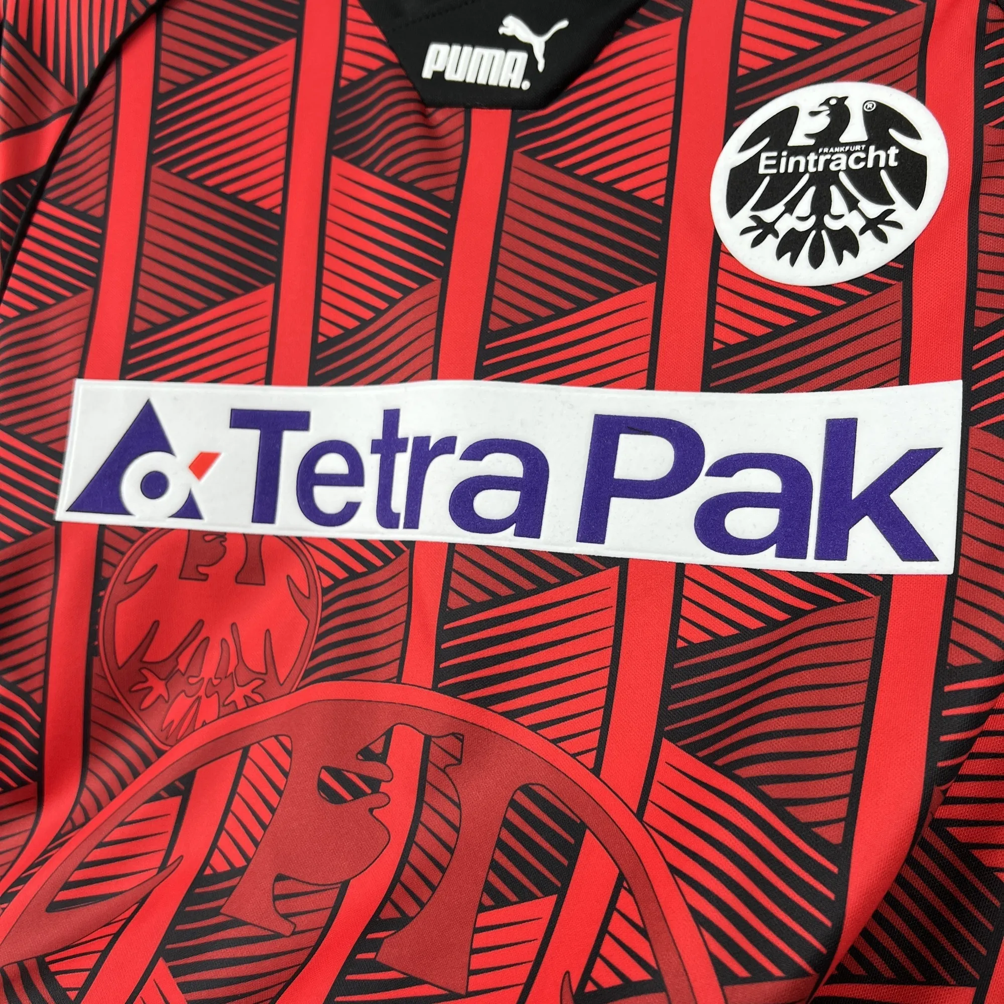 1995-96 Frankfurt Home Football Retro Kit Vintage T-Shirt AAAAJersey Wholesale Yupoo 5