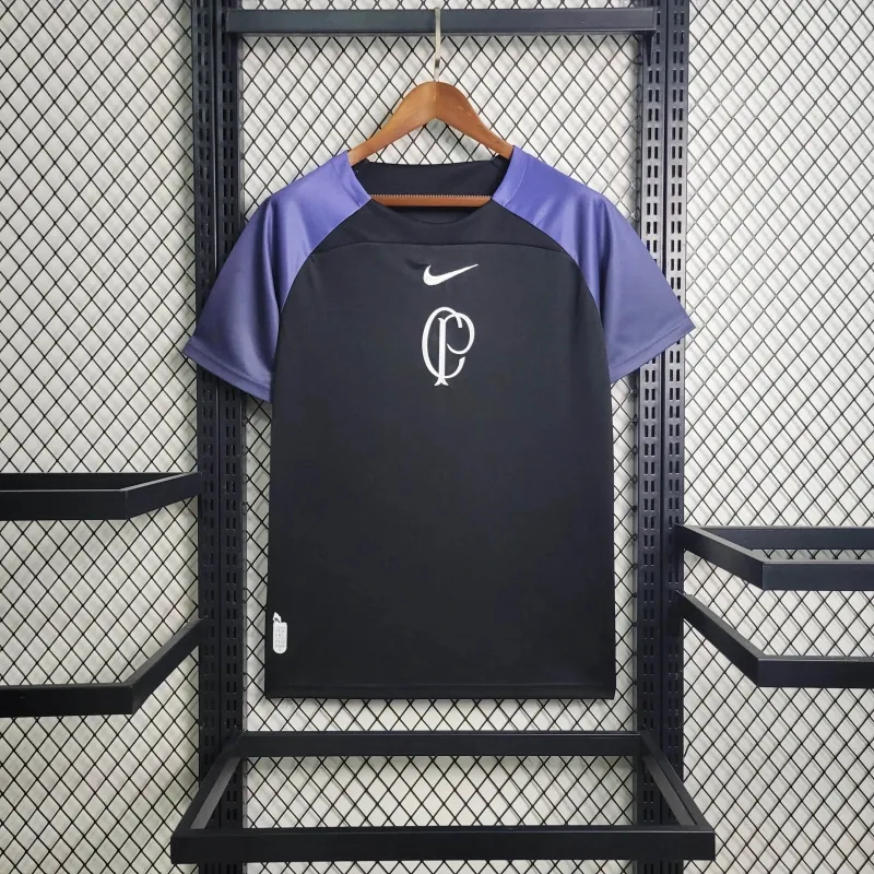 23-24 Corinthians Training Black&Purple Kit Best Jerseys Yupoo 7