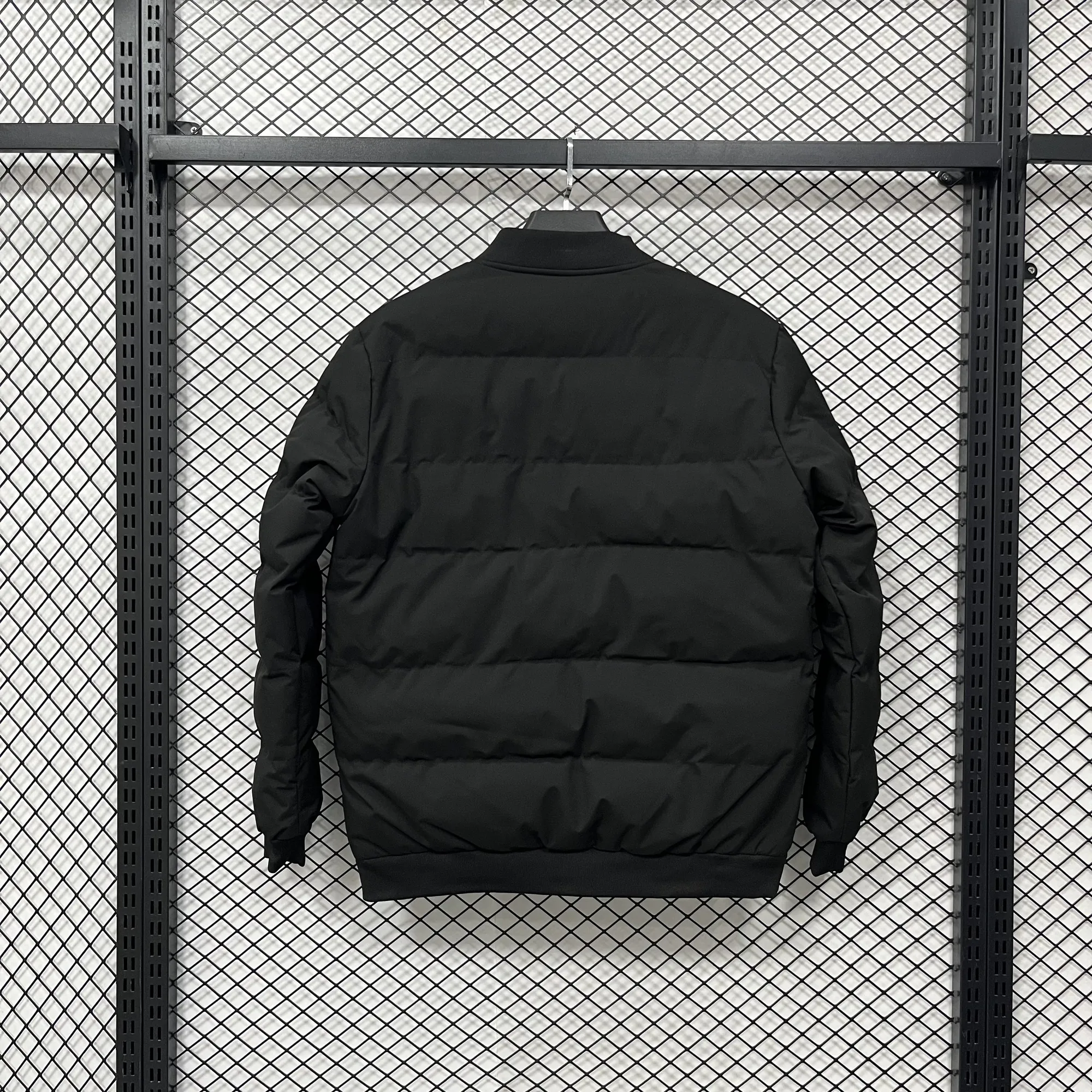 25-26 PSG Black Thermal Cotton-Padded Jacket Kit AAAAJersey Supply Yupoo 1