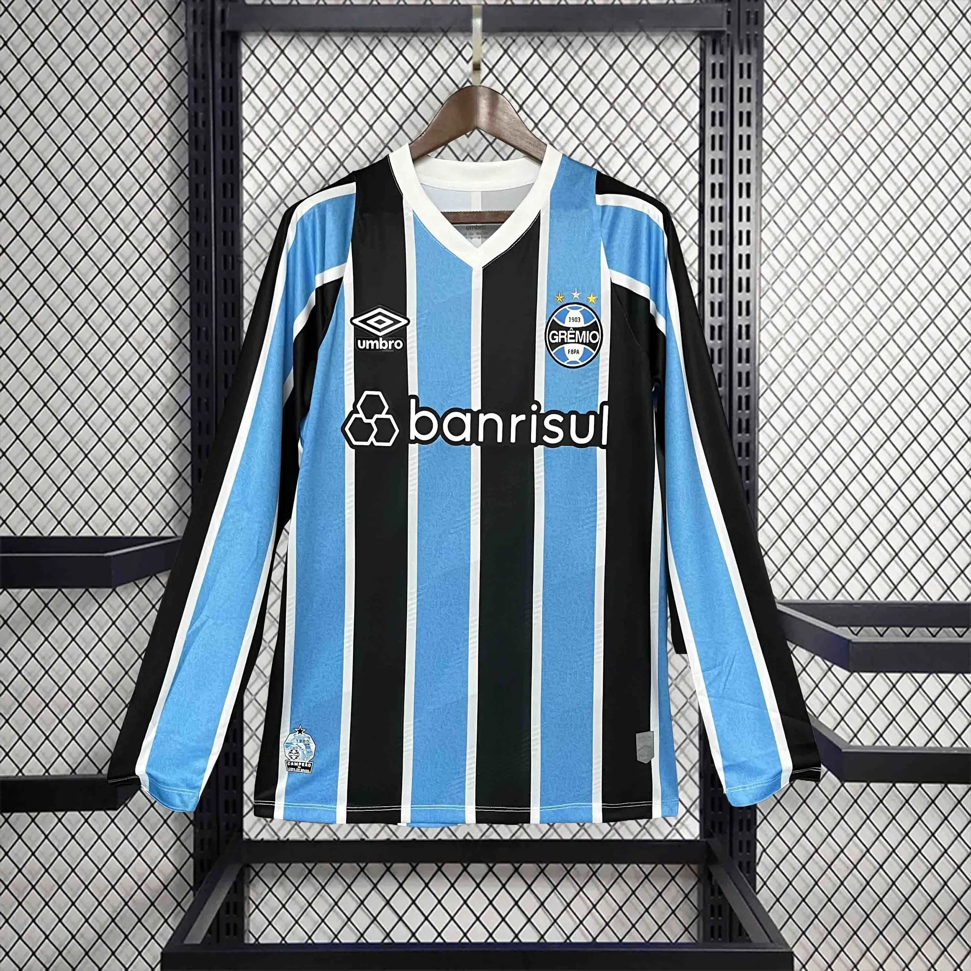 24-25 Gremio Home Kit Long Sleeve Shirt Sport AAAAJersey Yupoo 7