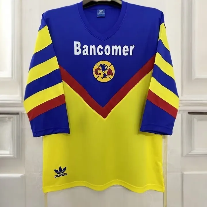 88-89 Club America Home Retro Kit Vintage Shirt Soccer Jerseys Yupoo 2