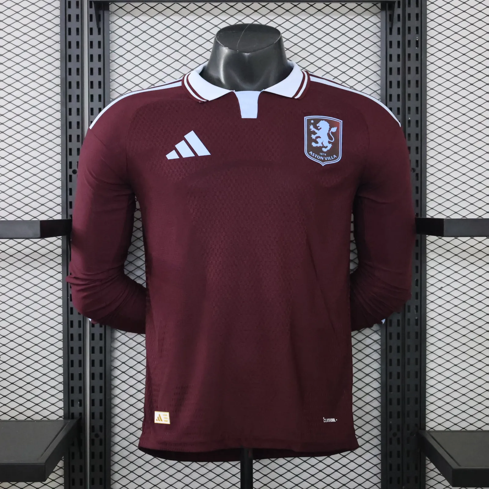 26-27 Aston Villa Home Kit Player Version Football Long Sleeve Shirt AAAAJersey Supply Yupoo 6 6