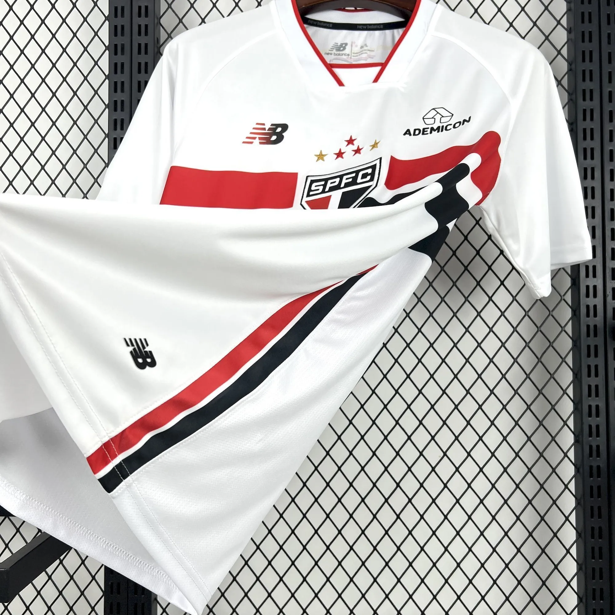 26-27 Sao Paulo Mens Home Kit Soccer Uniforms White T-Shirt AAAAJersey Dropship Yupoo 2