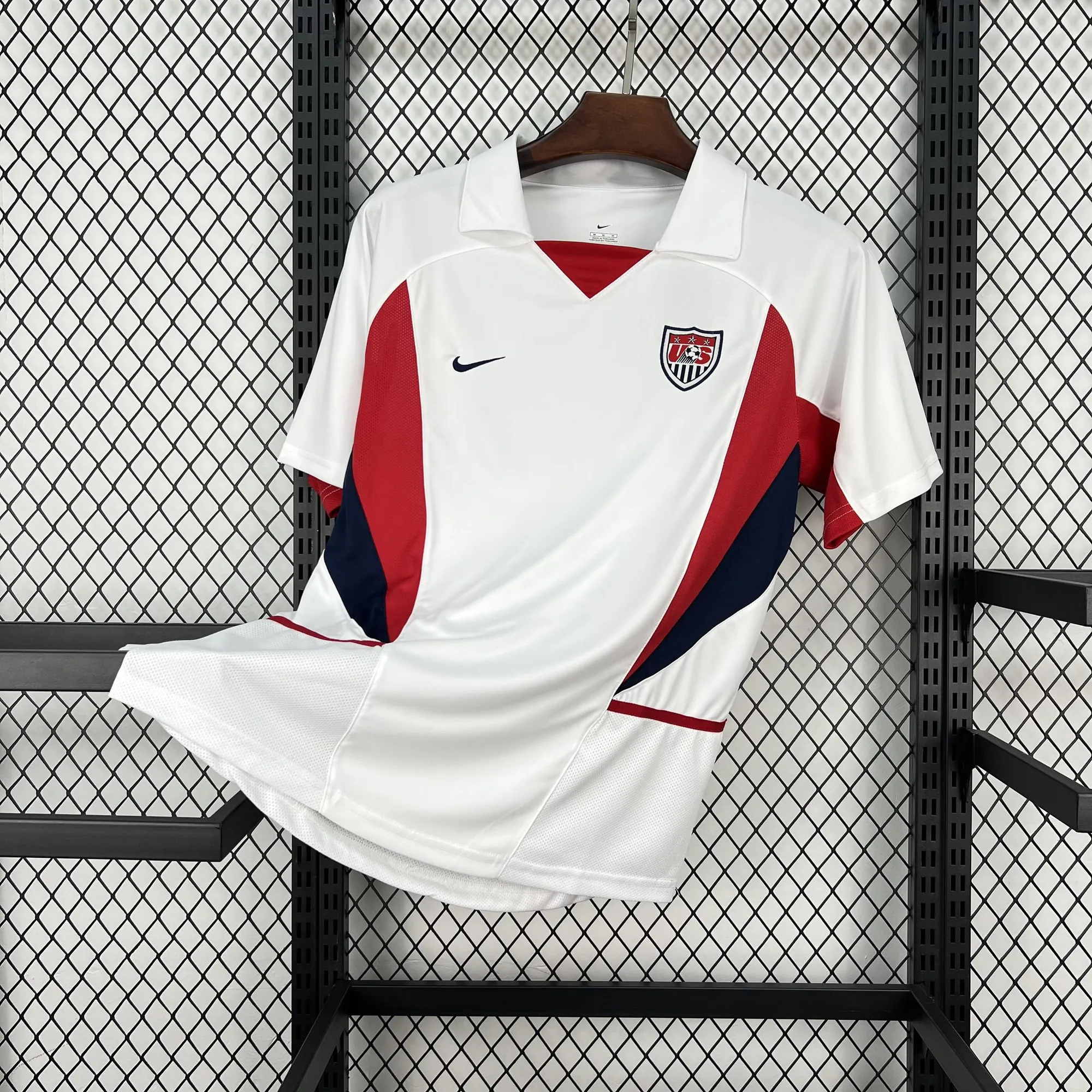 2002 USA Mens Home Football Retro Kit Vintage Shirt AAAAJersey Supply Yupoo 8 7