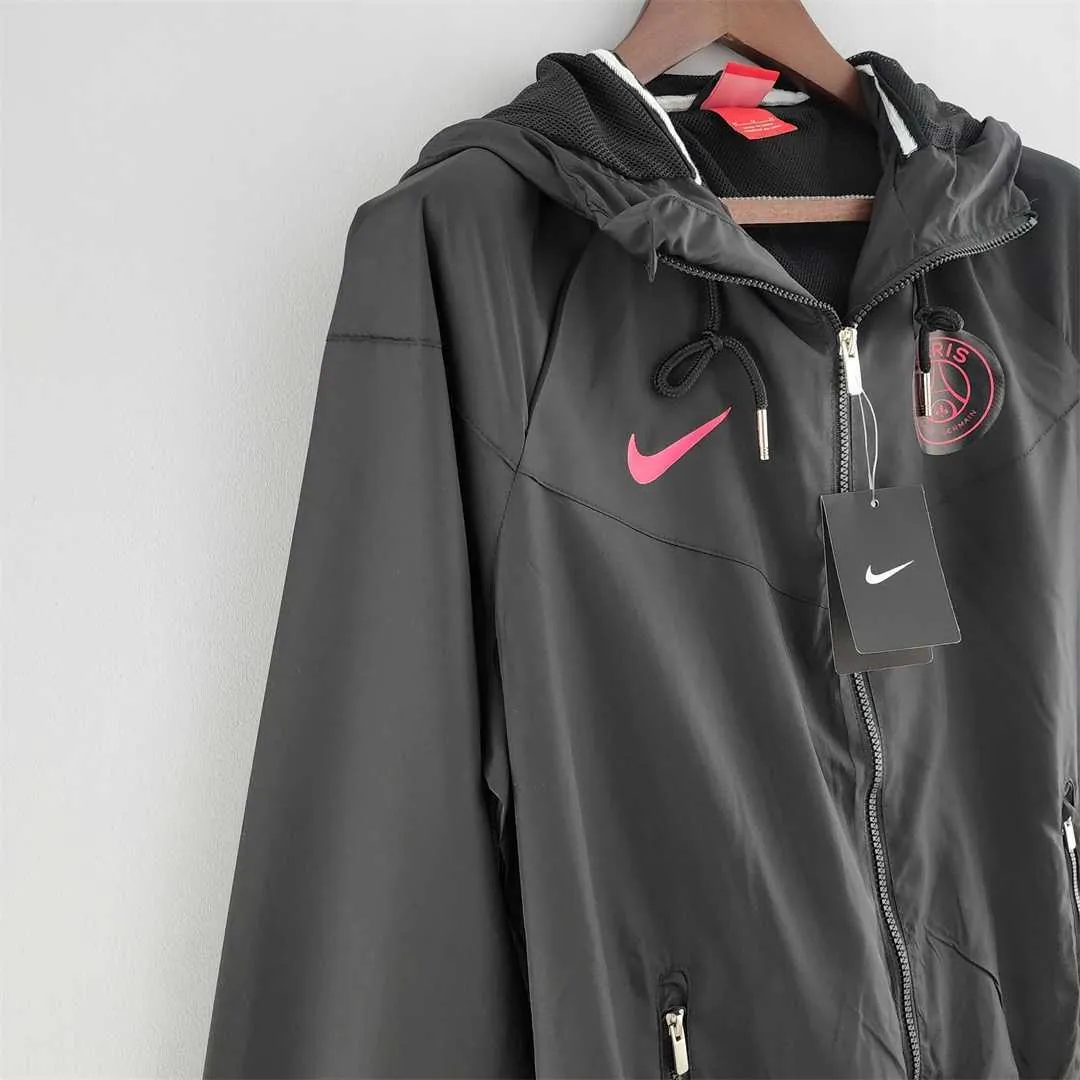 22-23 PSG black Windbreaker 1