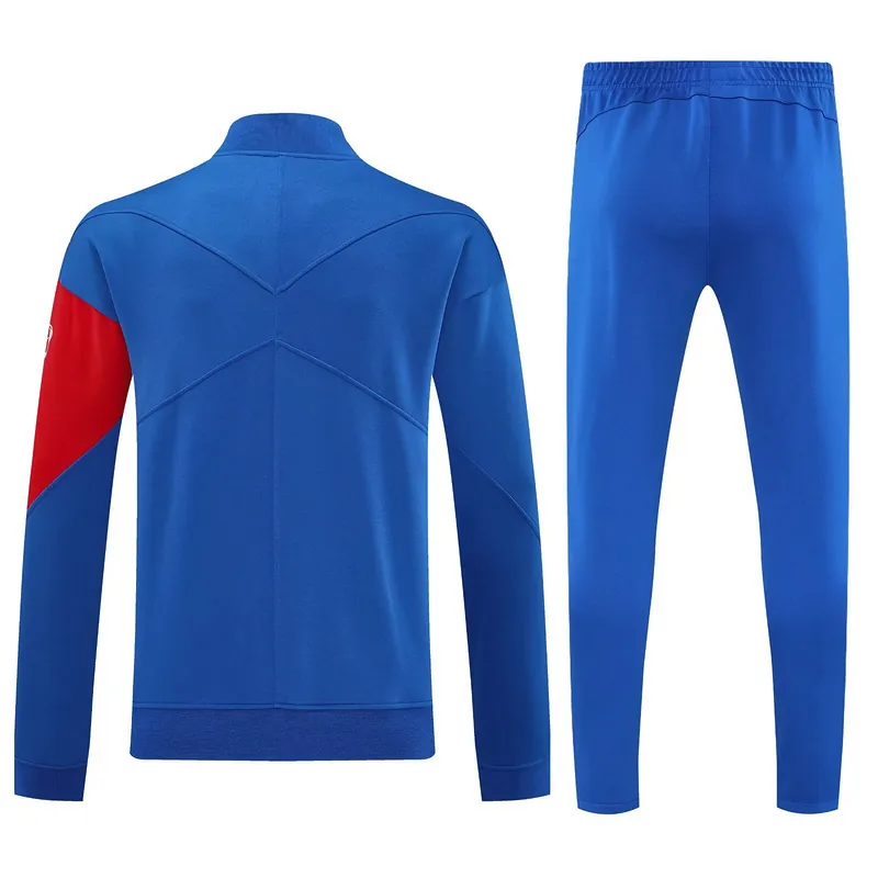 25-26 PSG Blue Football Tracksuits Long Jacket Suits 2