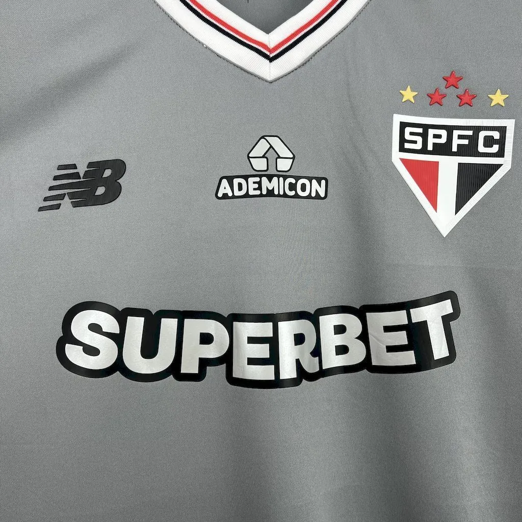 25-26 Sao Paulo Grey Day Kit Soccer T-Shirt AAAAJersey Supply Yupoo 4