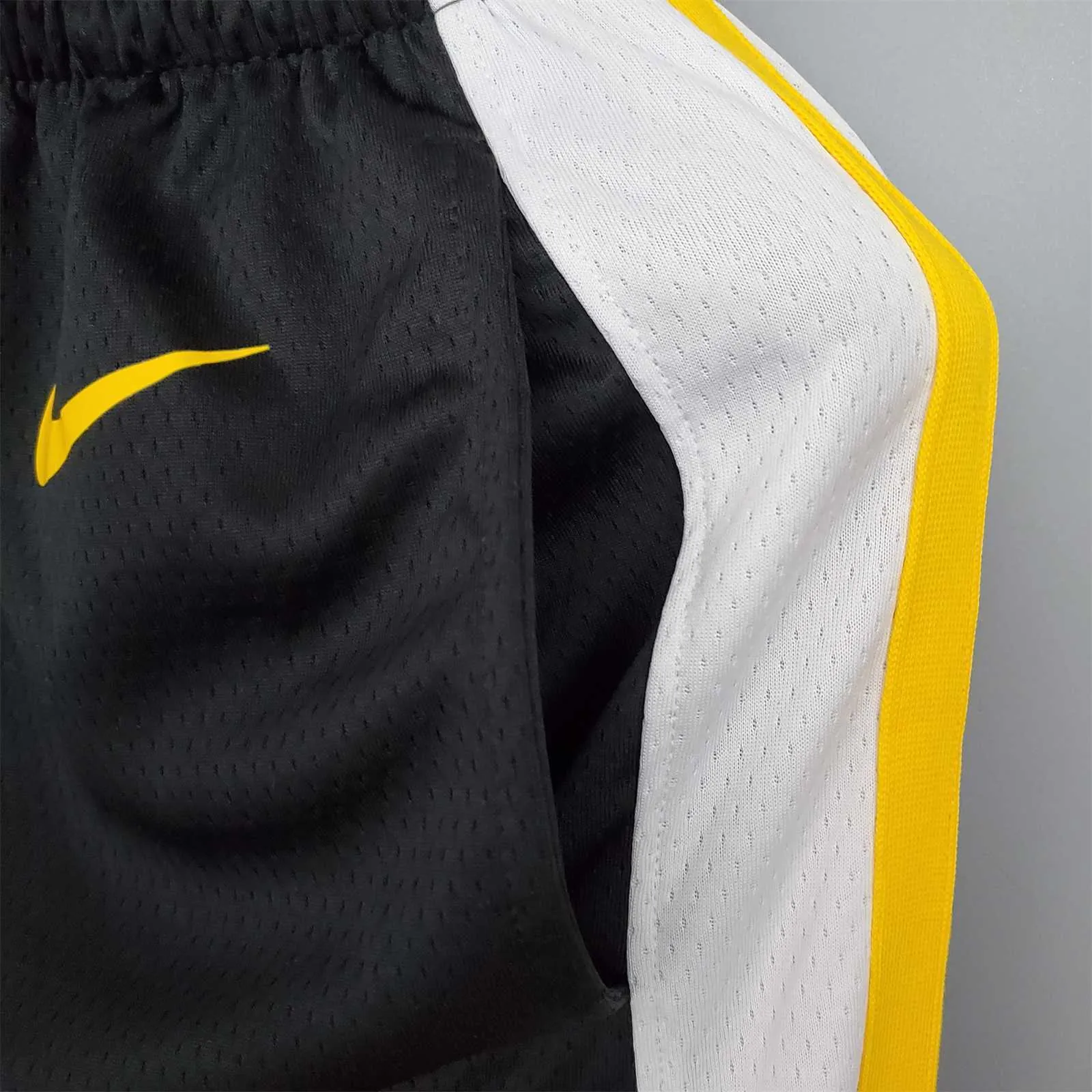 Warriors black NBA shorts 5
