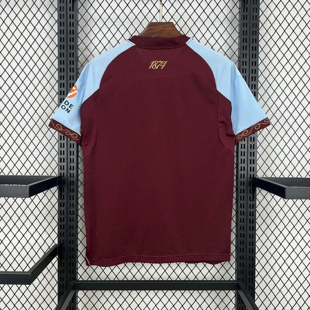 25-26 Aston Villa Home Kit Shirt Football Uniforms AAAAJersey Dropship Yupoo 2