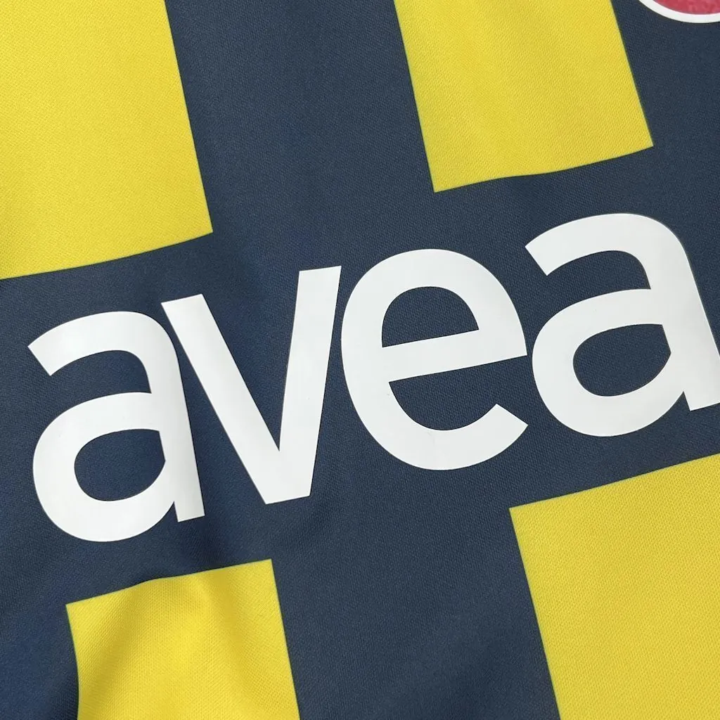 07-08 Fenerbahce Home Retro Kit Vintage Shirt AAAAJersey Dropship Yupoo 6
