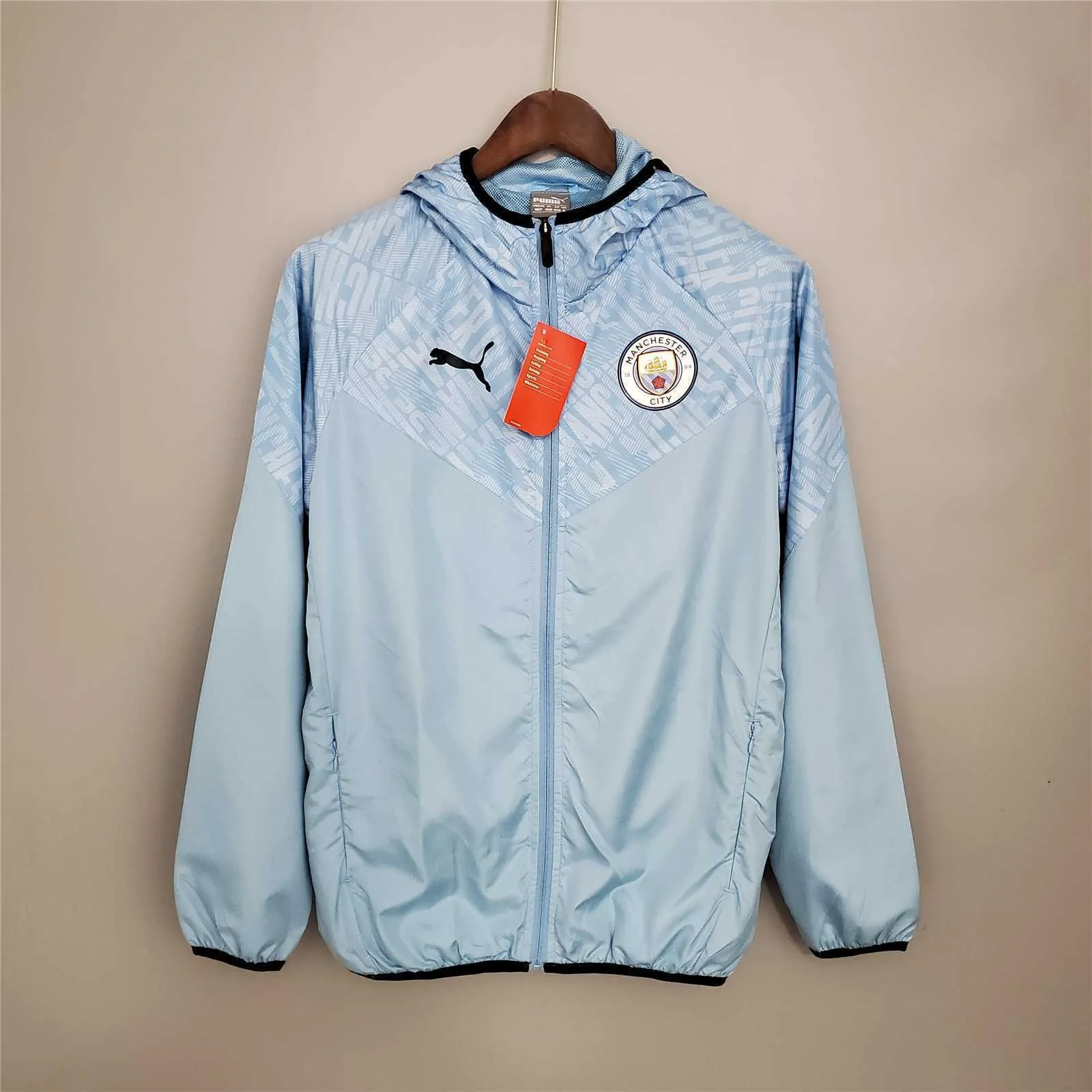 21-22 Manchester City blue windbreaker 8