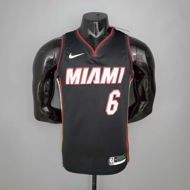 Miami Heat JAMES#6 Black 9