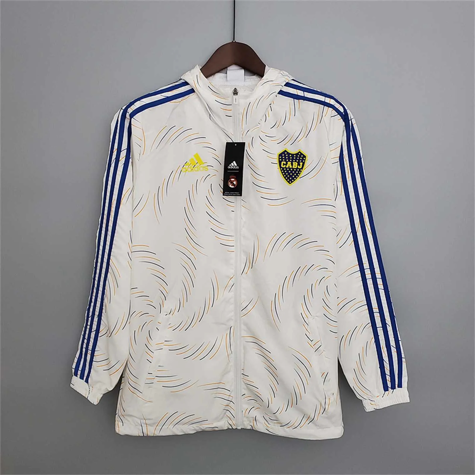 21-22 Boca Juniors white windbreaker 9