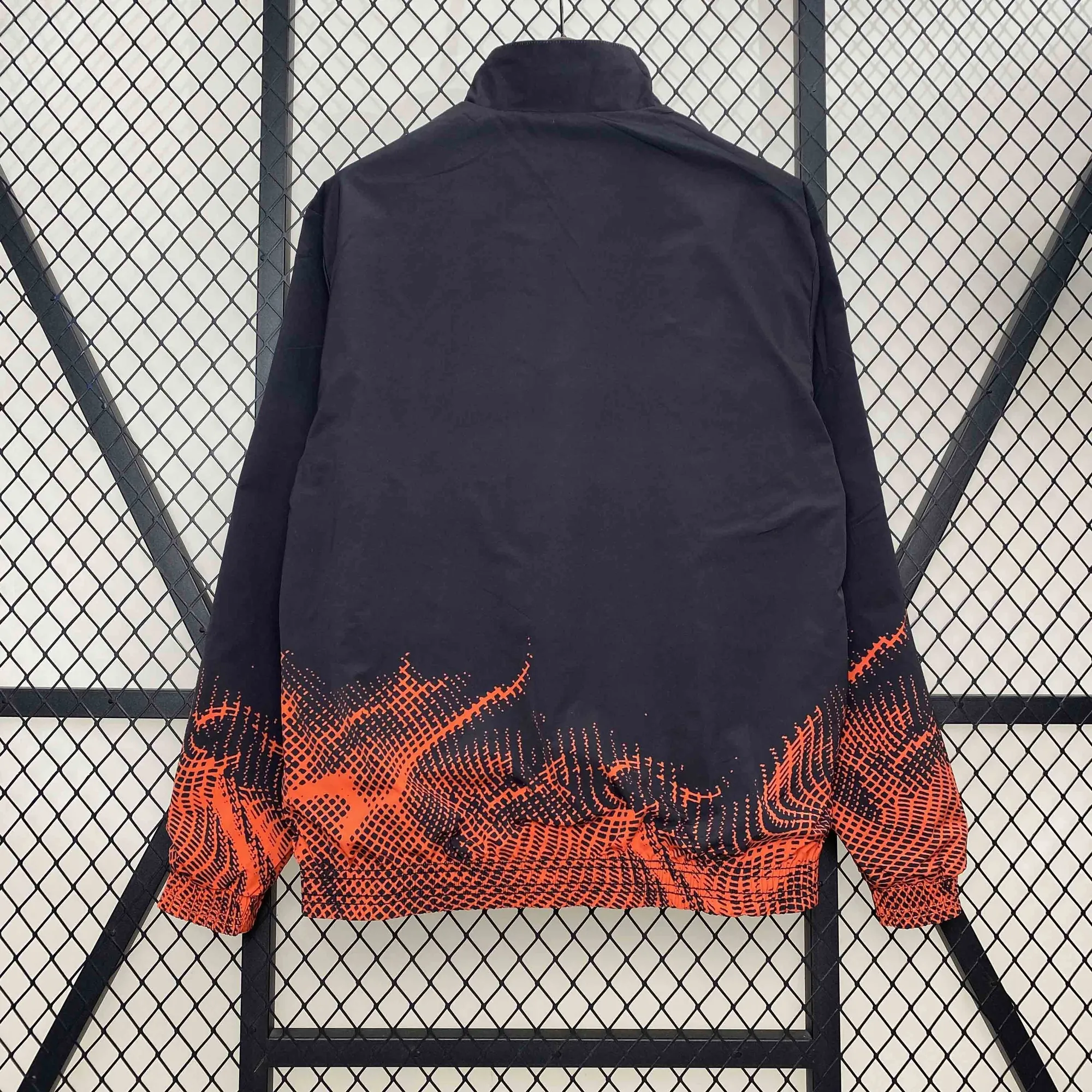 24-25 Real Madrid Yellow&Red Trench Coat Reversible Windbreaker Double-Sides Jacket AAAAJersey 3
