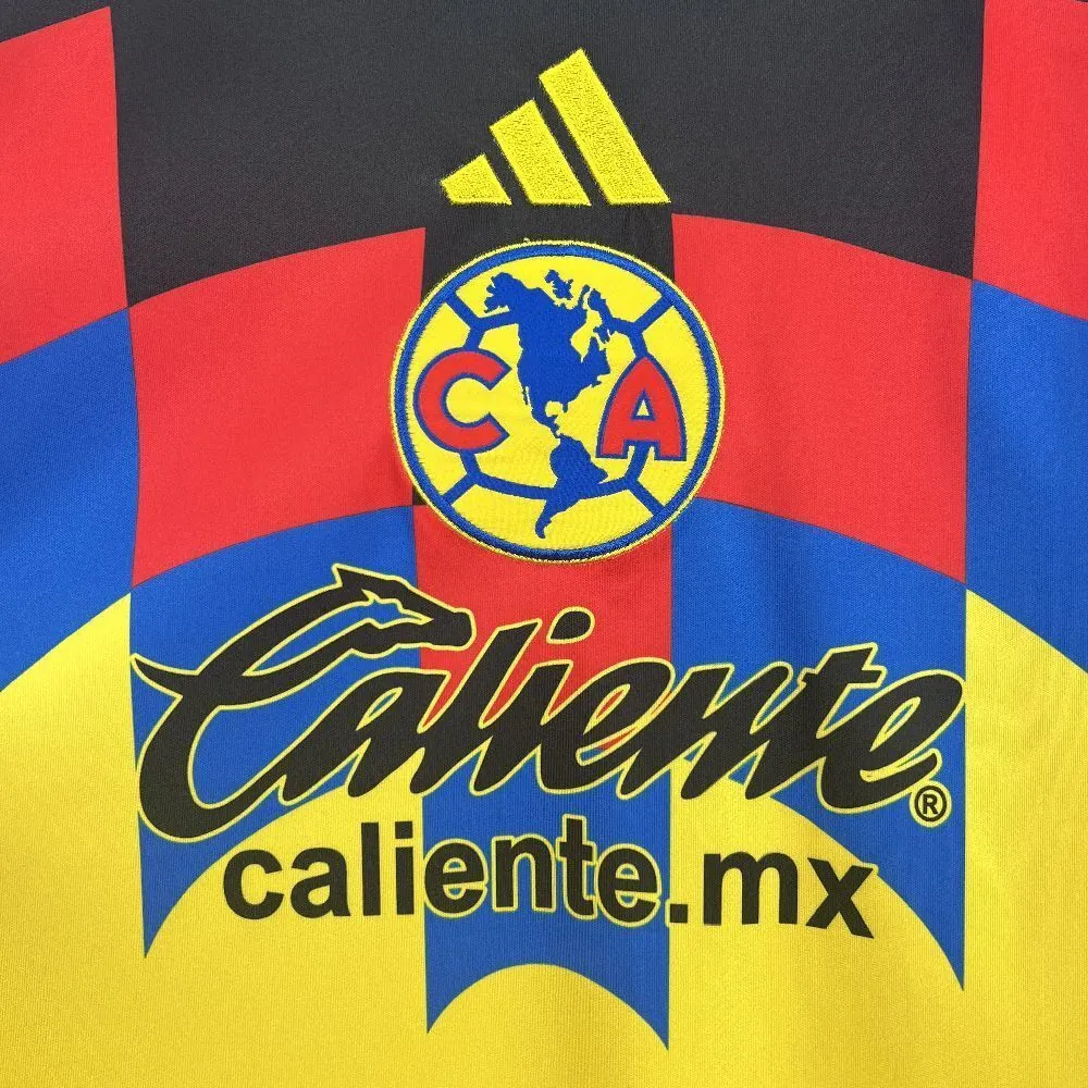25-26 America Home Kit Soccer Long Sleeve T-Shirt AAAAJersey Dropship Yupoo 2