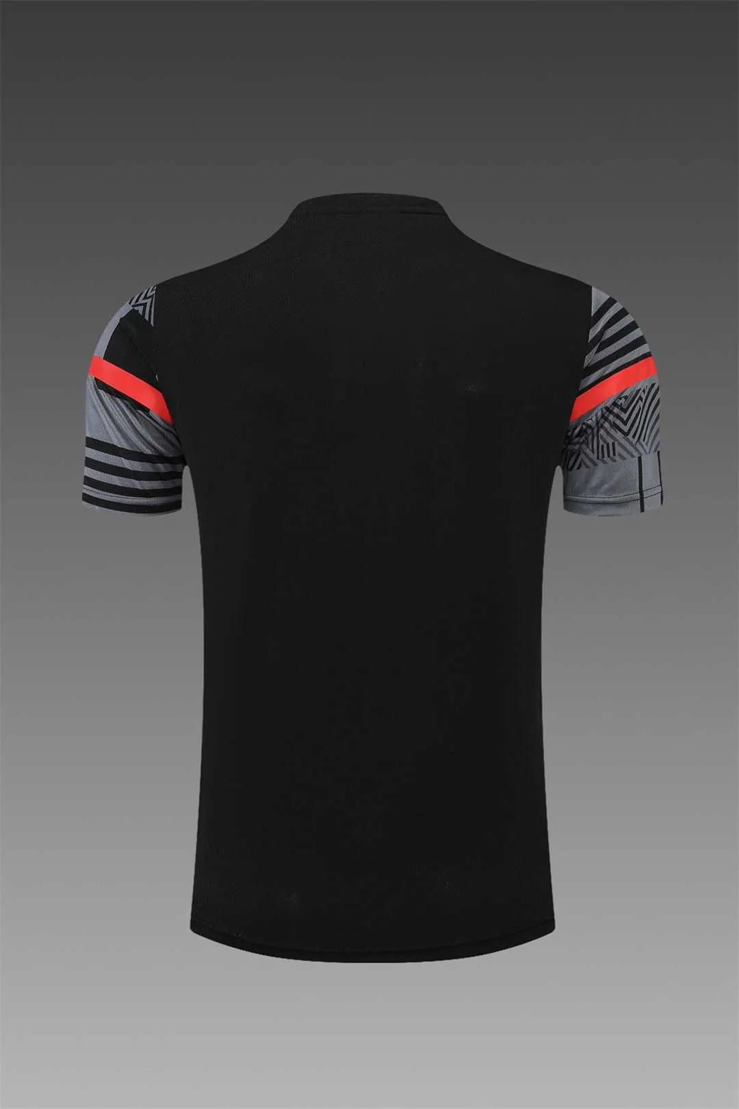 22-23 AC Milan Training Suit Short Sleeve Kit Grey 2