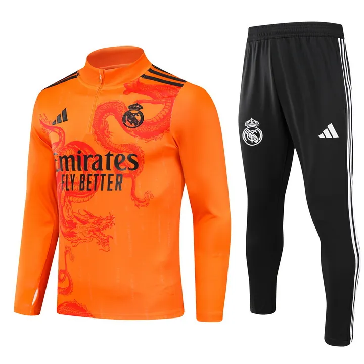 24-25 Real Madrid Special Long Sleeve Training Suit Football Shirts 3
