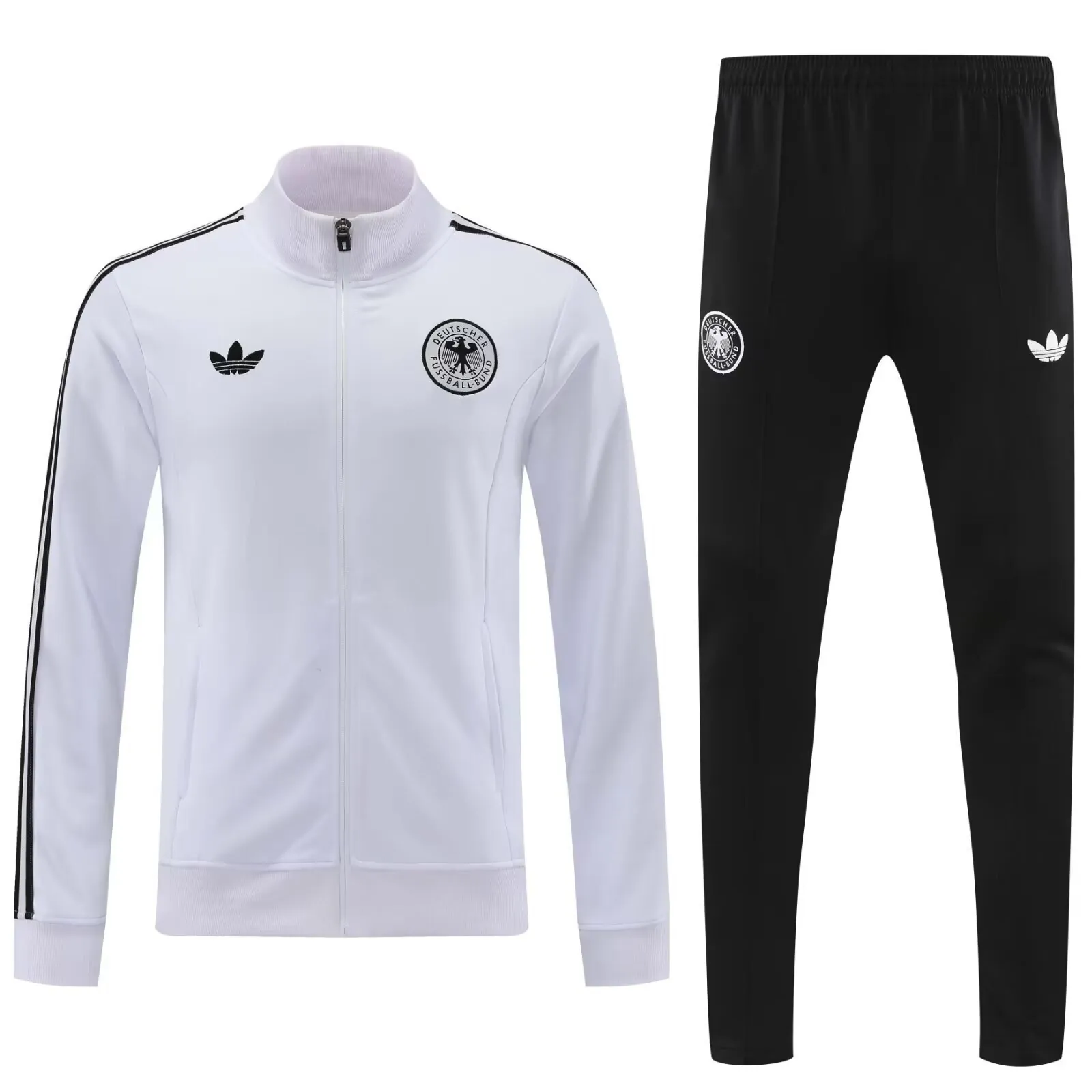 2024 Germany Long Sleeve Tracksuit White Jacket Suits Football AAAAJersey Supplier 3