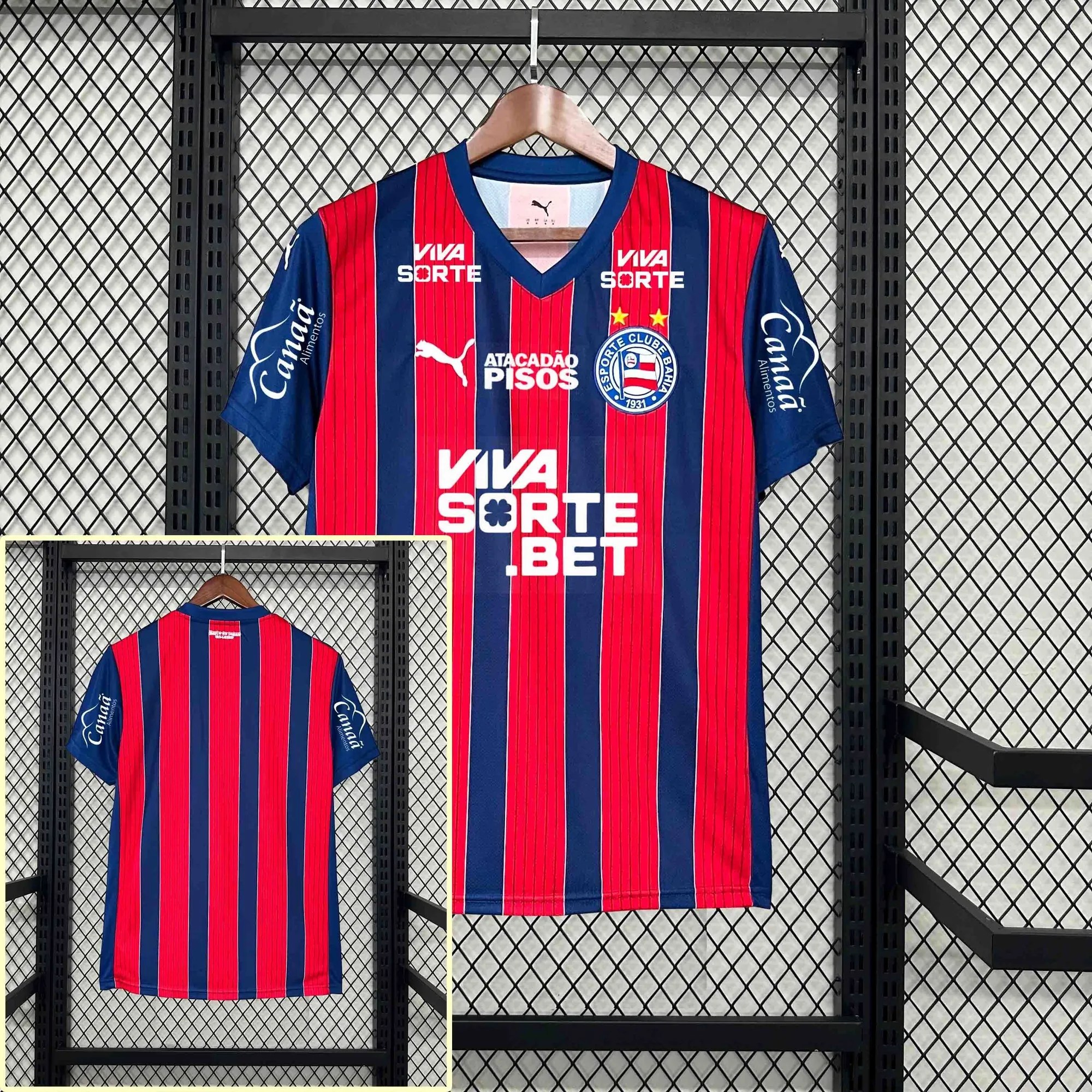 25-26 All Sponsors Bahia Away Kit Soccer AAAAJersey Yupoo S-2XL 1