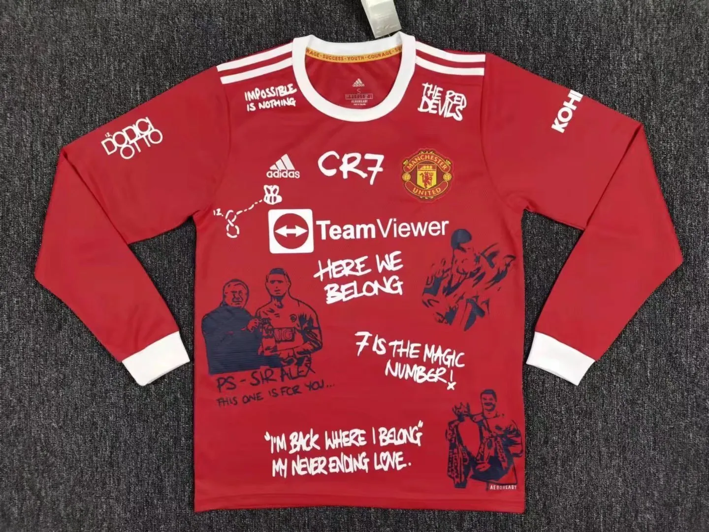 21-22 Manchester United regression version long sleeves 10