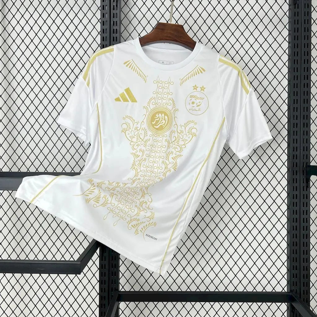 2024 Algeria White Shirt Football T-Shirt AAAAJersey Supplier Yupoo 5