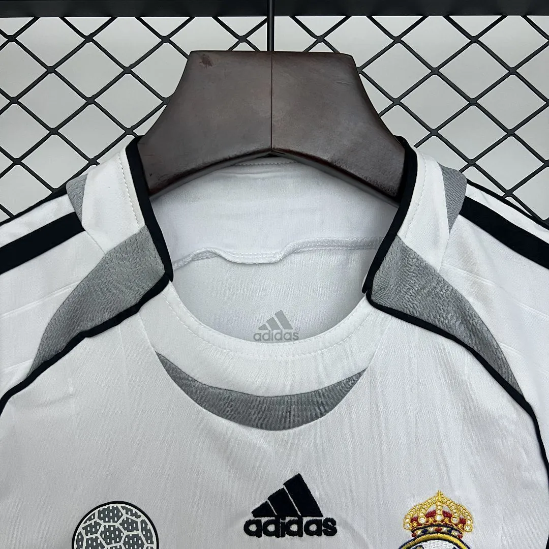 06-07 Real Madrid Home Retro Kid Kits Youth Apparels Sport AAAAJersey Yupoo 9