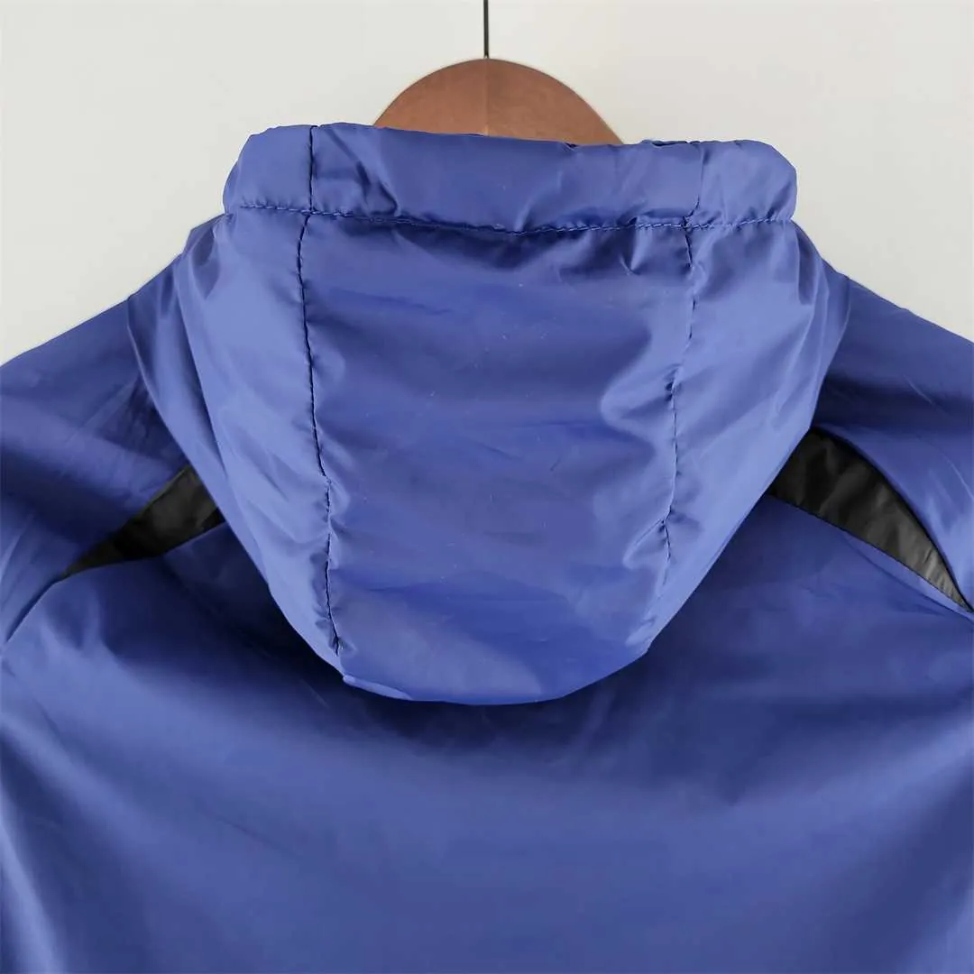 22-23 PSG Jordan blueblack Windbreaker 5