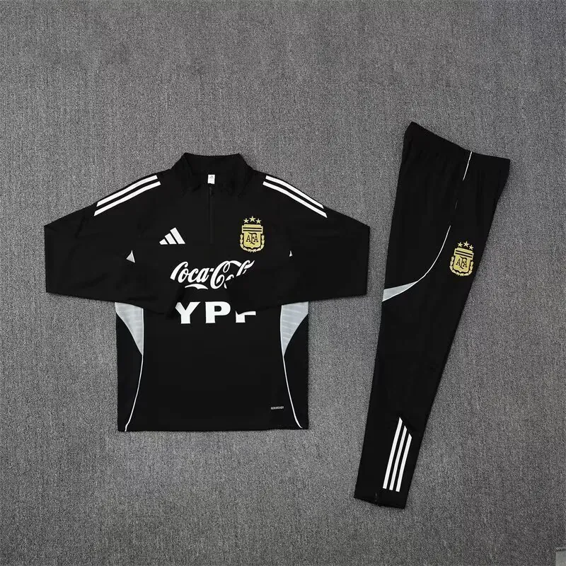 25-26 Argentina Blue Training Kits Long Football Tracksuits 1