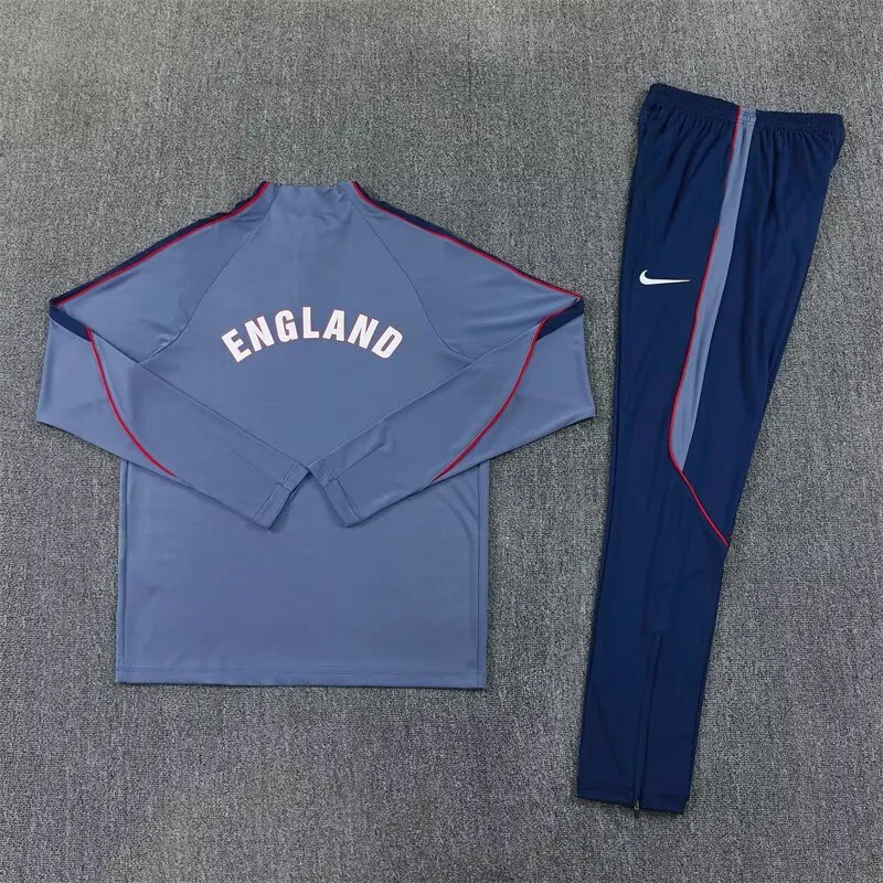2026 England Mens Kit Grey Half Pull Training Suit Yupoo 7 2