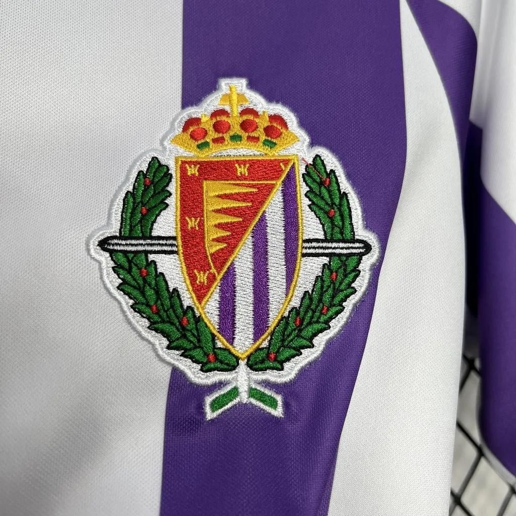 84-85 Valladolid Home Retro Kit Vintage Shirt AAAAJersey Supplier Yupoo 3