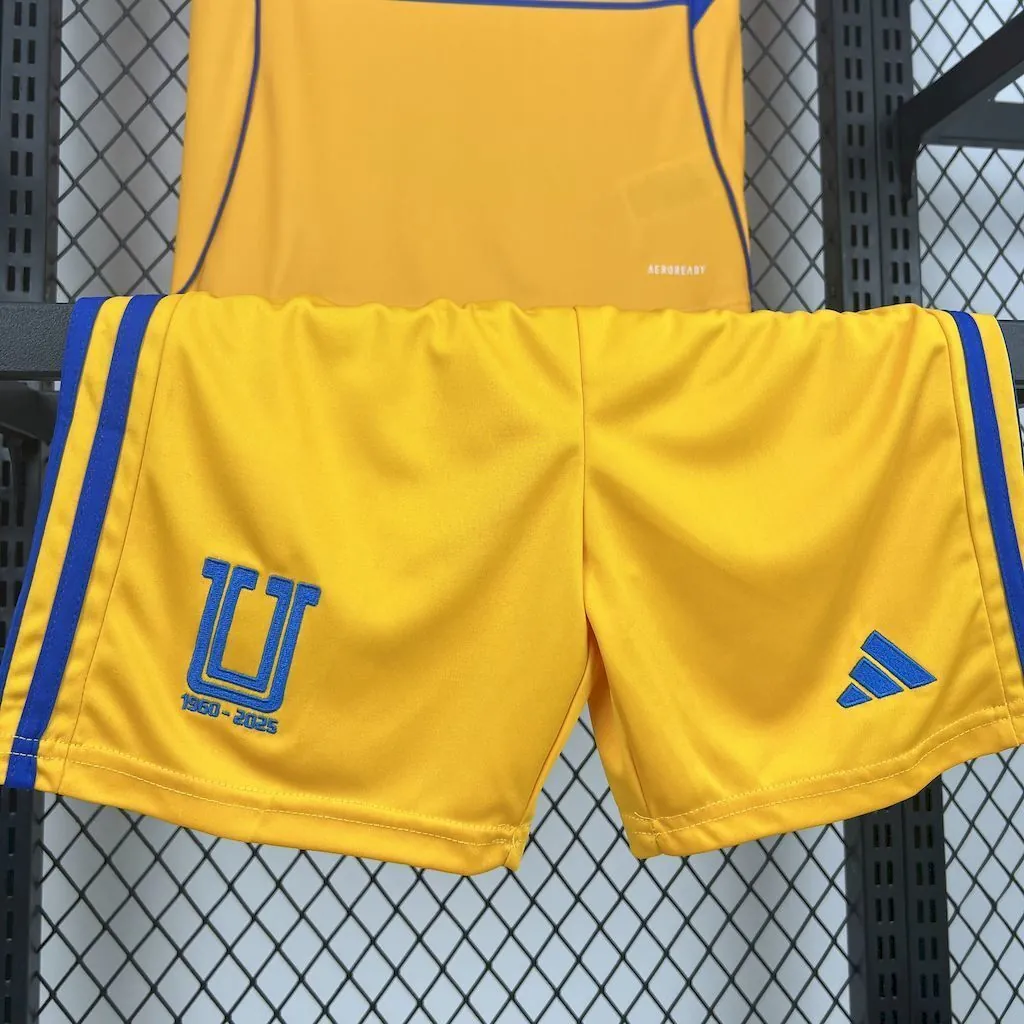 25-26 Tigres UANL Home Kid Kits Youth Apparels AAAAJersey Wholesale Yupoo 3