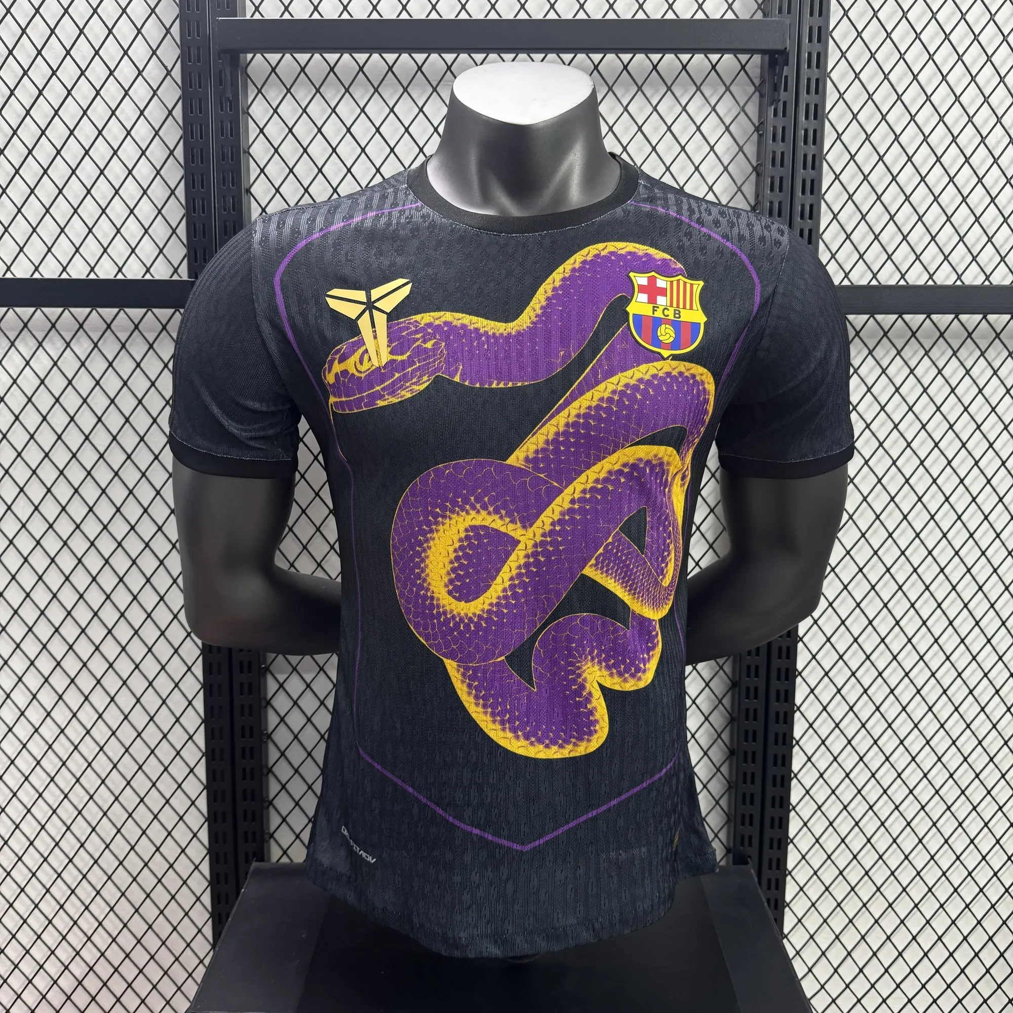 25-26 Barcelona Black Snake Pattern Special Edition Kit Player Version Shirt AAAAJersey Yupoo 8