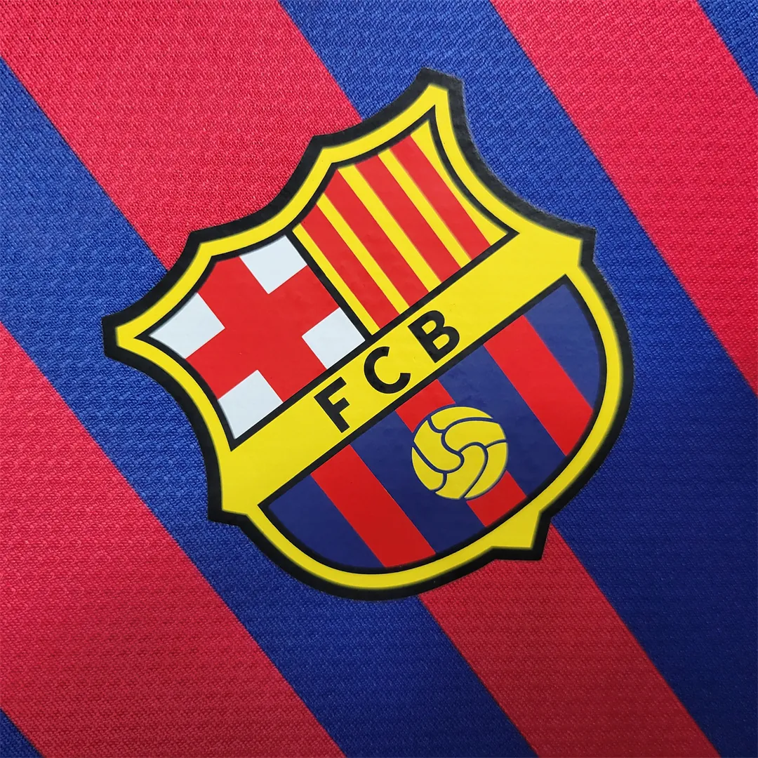 11-12 Barcelona home Long Sleeve 9