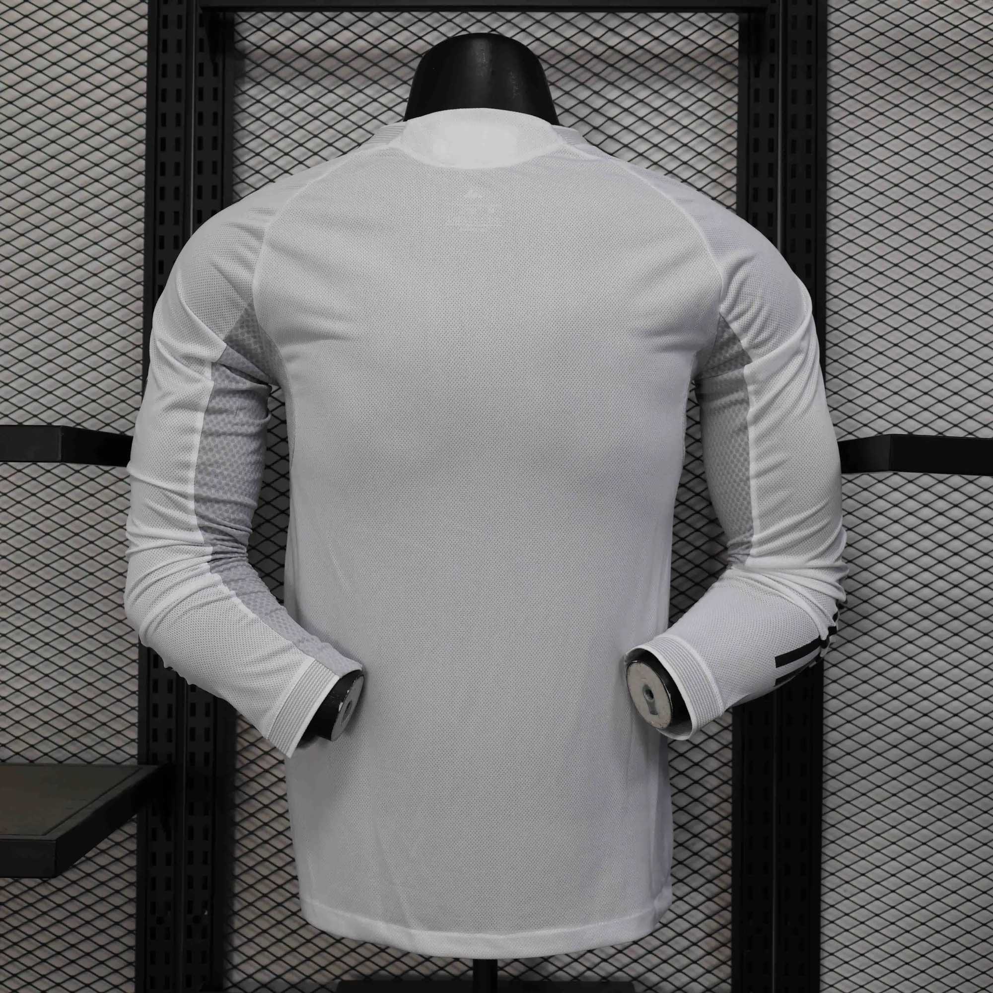 25-26 Real Madrid Home Long Sleeve Kit Player Version Shirt AAAAJersey Dropship Yupoo S-3XL 1