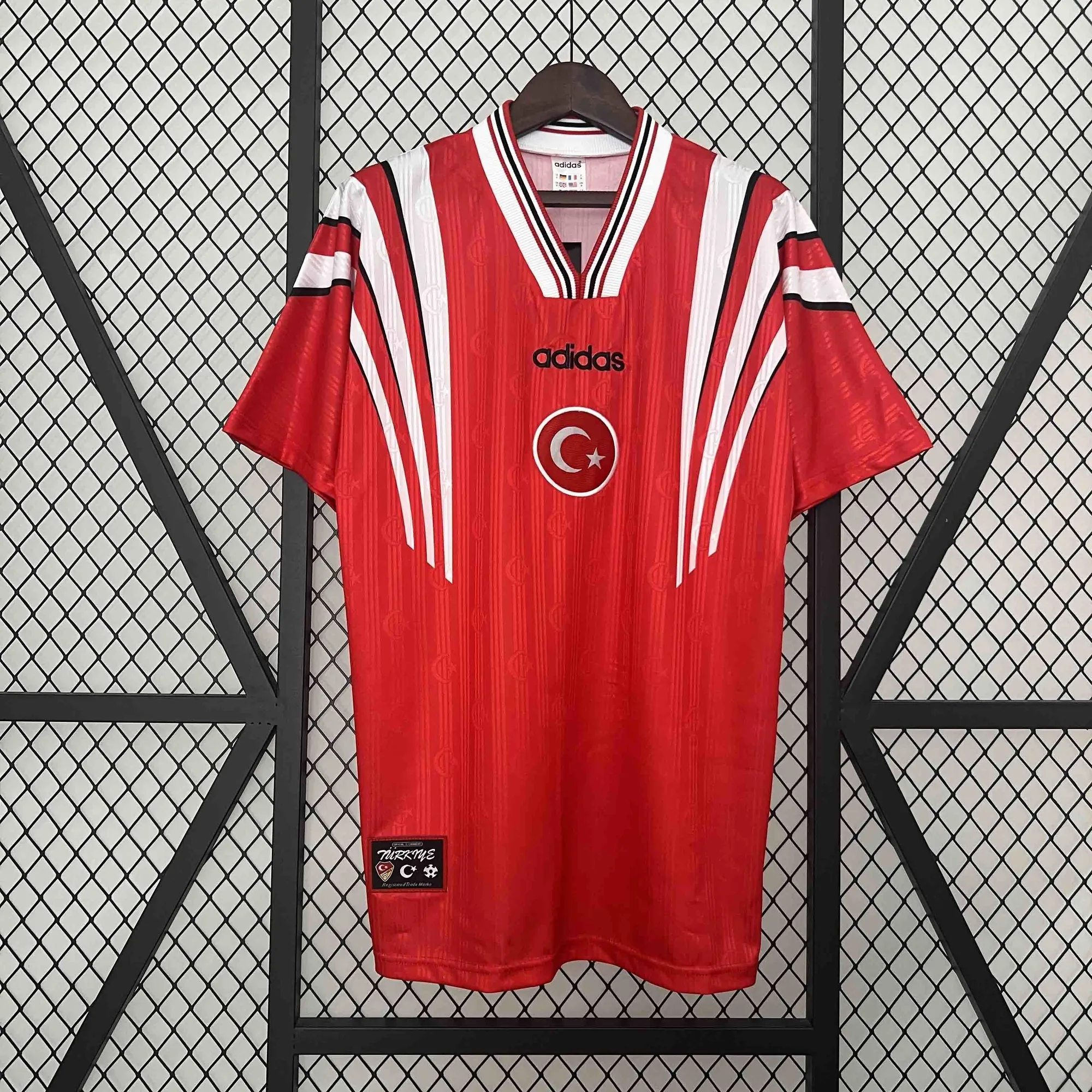 1996 Turkey Home Retro Kit Soccer Uniform AAAAJerseys Dropshipping Yupoo 6